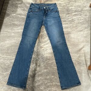 Gently worn high rise boot cut American Eagle jeans